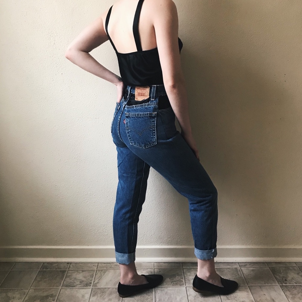 Altered vintage Levi jeans